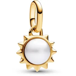 Pandora 763035C01 Anhänger Sonne mit Perle Goldfarben