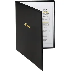 Olympia Speisekarte PVC schwarz A4