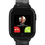 XPLORA XGO3 2. Generation, inkl. Freenet SIM Kinder Smartwatch Silikon, Langer Teil: 112 x 20 mm, kurzer 83 Schwarz