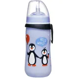 Nip Strohhalmbecher Pinguin Blau 0,33 l