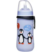 Nip Strohhalmbecher Pinguin Blau 0,33 l