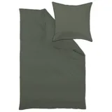 Curt Bauer Mako-Brokat-Damast Arezzo 135x200+80x80 cm olive