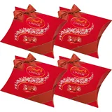 Lindt Schoko Kugeln aus Vollmilch Lindor Kissenpackung 325g 4er Pack