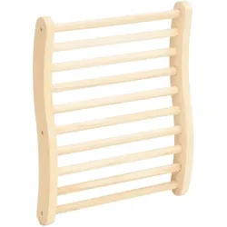 vidaXL Sauna-Rückenlehne S-Form Massivholz Kiefer