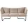 K+W Komfort & Wohnen Polsterbank Mikkado Tube Beige 192 x 71 x 88 cm