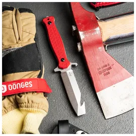 Dönges Rettungsmesser Expert Fixed, Farbe Rot