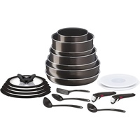 Tefal Kochtopf Tefal 19-teiliges Kochgeschirr-Set Ingenio XL Intense Topf&Pfanne, (19-tlg)