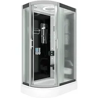 Duschkabine Komplettdusche Fertigdusche Dusche D60-73m1l 120x80 Cm Ohne 2k Scheiben Versiegelung