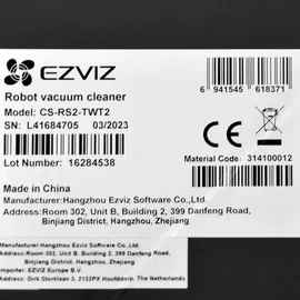 EZVIZ RS2 Saug-/Wischroboter inkl. Absaug-/Reinigungsstation Weiß (CS-RS2-TWT2)