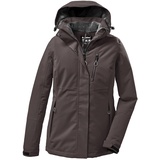 KILLTEC Damen Outdoorjacke Funktionsjacke mit abzippbarer Kapuze KOW 140 WMN JCKT wasserdicht, winddicht, atmungsaktiv 00841-sturmblau 42