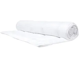 Beliani Bettdecke LEMBERG Polyester 155 x 220 cm Extra Warm Ganzjahresdecke Vier-jahreszeiten Steppdecke Steppbett Monochromatisch Paspel Schlafzimmer