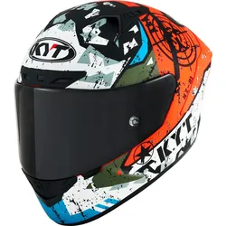 KYT NZ Race Blazing Helm, rood, M Voorman