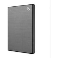 Seagate One Touch 2TB tragbare externe Festplatte, Hardwareverschlüsselung mit Kennwortzugriff, PC, Notebook & Mac, USB 3.0, Space Gray, inkl. 2 Jahre Rescue Service, Modellnr.: STKY2000404