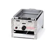 Edelstahl Gasgrill 1-flammig (3,65kW) Gasbräter Gas Grill Gastro Neu P1