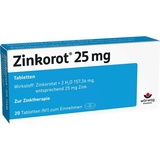 Wörwag Pharma Zinkorot 25 mg Tabletten 20 St.