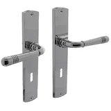 INTERSTEEL Langschildgarnitur Helena Zamak Verchromt BB 72 mm