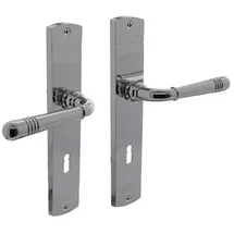 INTERSTEEL Langschildgarnitur Helena Zamak Verchromt BB 72 mm