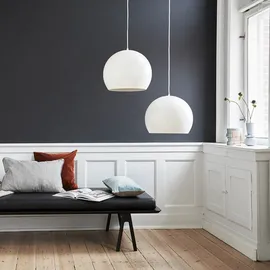 Frandsen Ball 1-flg. Ø40 rund weiß Metall