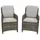 bellavista - Home & Garden® Ria Dining-Sessel 92 x 64 x 65 cm grau 2 St.