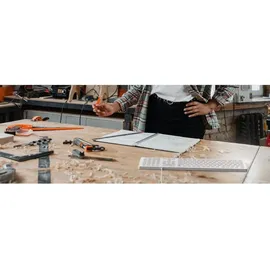 KeySonic KSK-8031INEL-WH (DE) Industrietastatur weiß