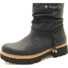 Rieker Damen Ankle Boots Z5770, Frauen Stiefeletten,flach,Stiefel,Bootee,Booties,halbstiefel,Kurzstiefel,uebergangsschuhe,schwarz (00),36 EU / 3.5 UK