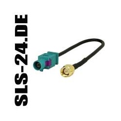 Antennenadapter Fakra (M) auf SMA (M) für GSM / GPS / DAB