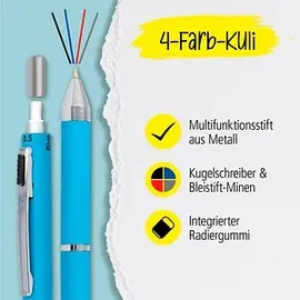 Online Schreibgeräte Kugelschreiber Multipen Blau 0,6 mm 1 St.