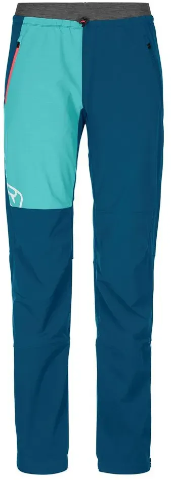Ortovox Berrino Pant Woman - Softshellhose - L - pacific green