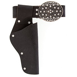 Cowgirl-Gürtel "Strass", schwarz