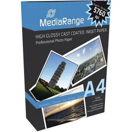 MediaRange Fotopapier, A4, 150g, 100 Blatt