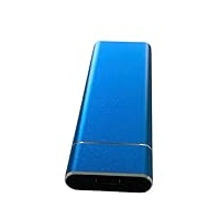 SSD Externe Festplatte 1TB Blau Tragbar Notebook PC TV Gaming Spielekonsole Zuverlässige Speicherlösung Universell Einsetzbar Aluminiumgehäuse