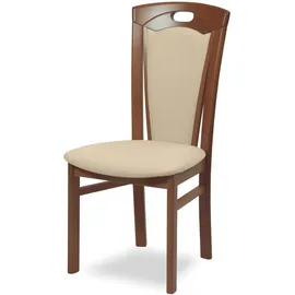 Home Affaire Esszimmerstuhl FERDI Feinstruktur beige 2er Set