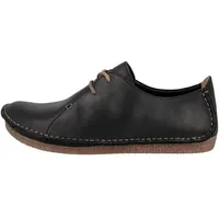 CLARKS Janey Mae Derby, Schwarz (Black Leather)