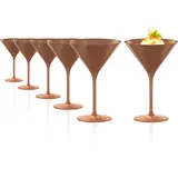 Stölzle Lausitz Elements Cocktailschalen 6er Set Bronze