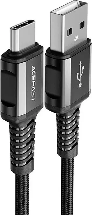 Acefast C1-04 Schwarz USB-Kabel - USB Typ-C 1,2m, 3A