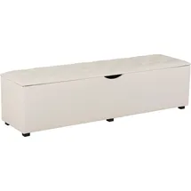 Home Affaire Truhenbank Knobbed Weiß 160 x 42 x 40 cm