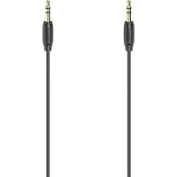 Hama Audio-Kabel 3,5-mm-Klinken-St. - St., Stereo, vergoldet, ultradünn, 0,5 m
