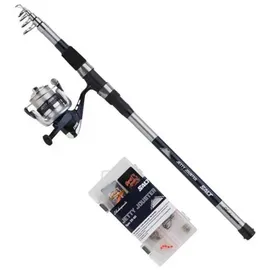 Shakespeare Salt Estuary Enforcer Spinn-kombo - Black | Silver - 2.43 m - 20-60 g