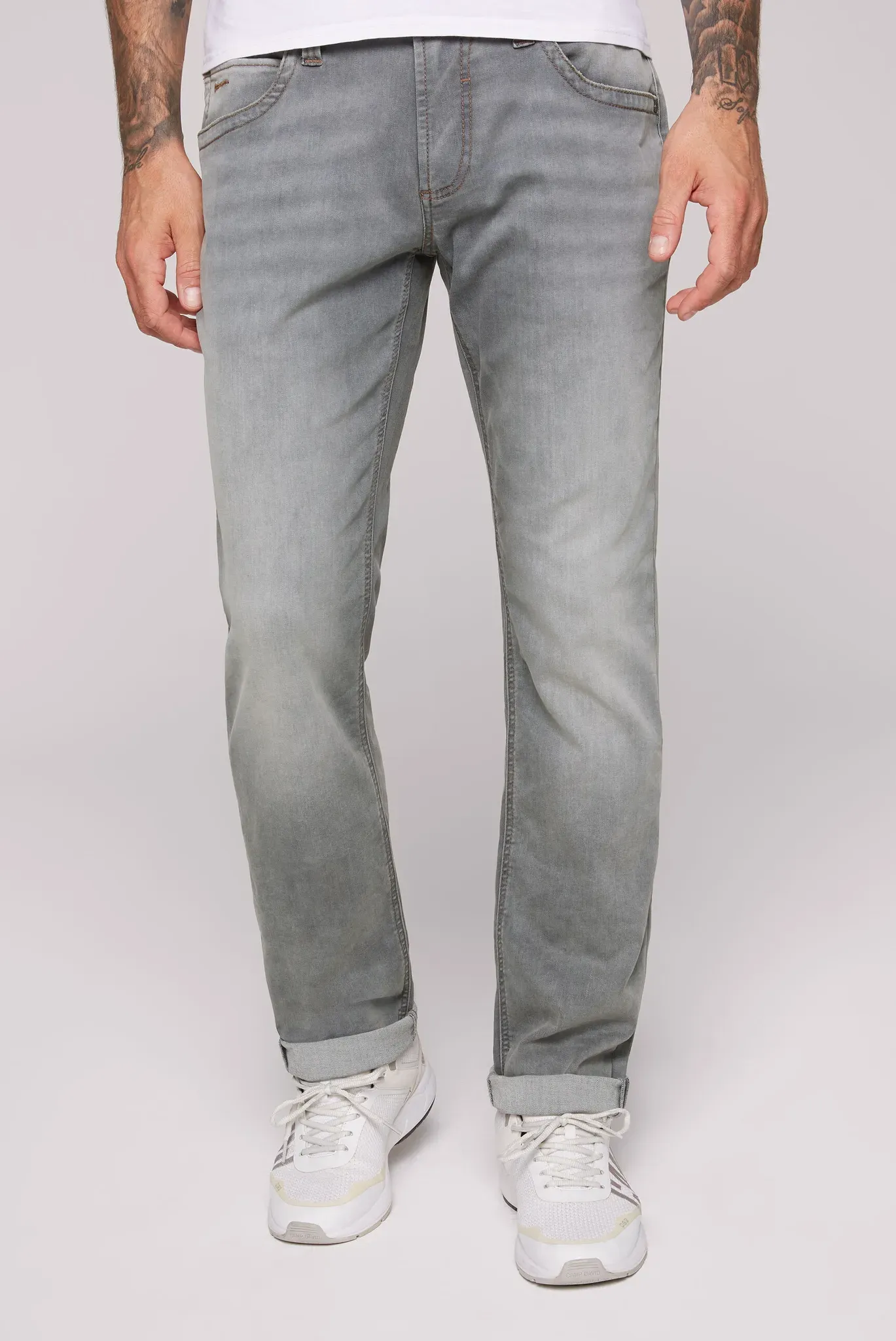 Regular-fit-Jeans, mit normaler Leibhöhe, Gr. 29 - Länge 32, grau, , 55387436-29 Länge 32