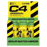 Cellucor C4 Pre-Workout Shot Sour Batch Bros 12 x 60 ml
