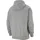 Nike Sportswear Club Fleece Hoodie 063 dk grey heather/matte silver/white XXL