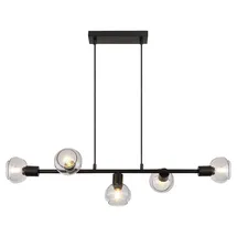 Rabalux Sullivan 5-flg. 83 cm rund schwarz