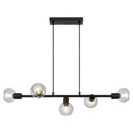 Rabalux Sullivan 5-flg. 83 cm rund schwarz