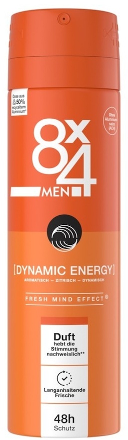 8X4 Dynamic Energy Deodorants 150 ml