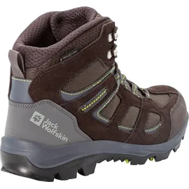 Jack Wolfskin Vojo 3 Texapore Mid Herren Dark Brown/Lime 42,5