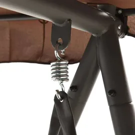 vidaXL Hollywoodschaukel 3-Sitzer kaffeebraun