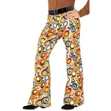 W WIDMANN MILANO Party Fashion - 70er Jahre Herrenhose, Disco Style, Schlaghose, Faschingskostüme