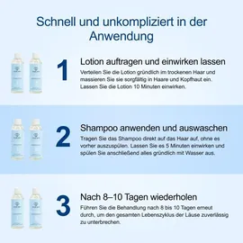 hoofdzorg kliniek Läuse Weg Klinik Premium Läuseshampoo in Kombination mit hochdosierter Lotion für Erwachsene – Kinder 200 ml Shampoo