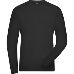 Bio Stretch Langarmshirt "JN1804" UV-Schutz - S - black