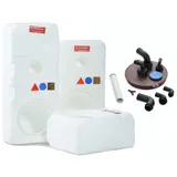 wellenshop 37-108 Liter Einbautank Grauwassertank Brauchwassertank Ersatztank Wohnmobil Wohnwagen Wasserkanister Reservetank Schiffstank Ersatztank Zusatztank Größe 37 Liter